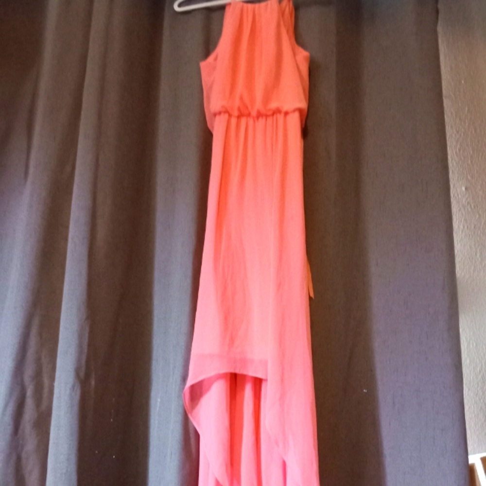 Peach color David Bridals Dress